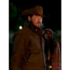 Rip Wheeler Yellowstone Black Leather Jacket side