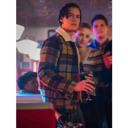 Riverdale Jughead Jones Checked Wool Jacket side