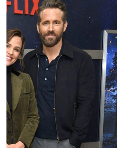 Ryan Reynolds The Adam Project Black Jacket front1
