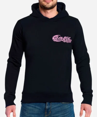 Sailor Moon Black Hoodie Front