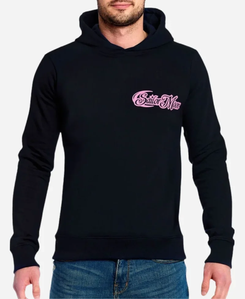 Sailor Moon Black Hoodie Front