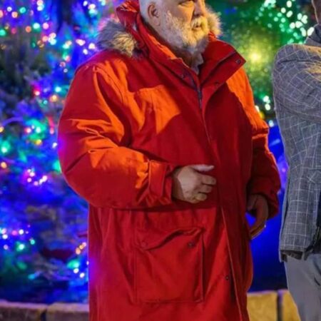 Saint Nick of Bethlehem Daniel Roebuck Red Hooded Coat