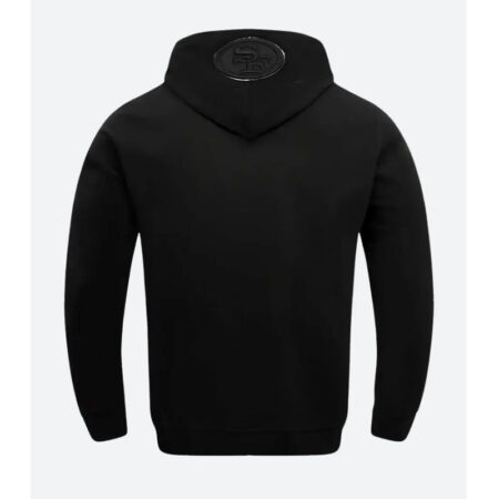 San Francisco 49ers Black Hoodie back