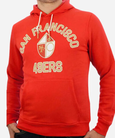 San Francisco 49ers Red Hoodie front