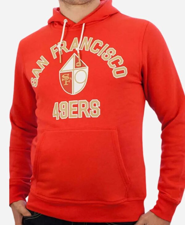 San Francisco 49ers Red Hoodie front
