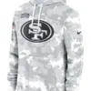 San Francisco 49ers Salute To Service Camo Hoodie