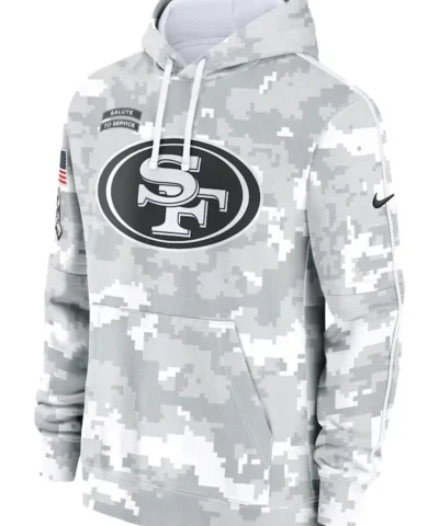 San Francisco 49ers Salute To Service Camo Hoodie