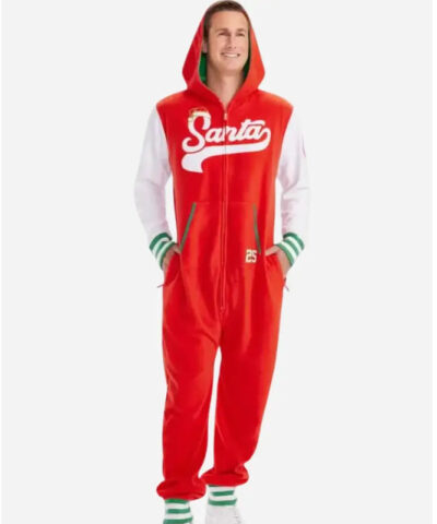 Santa Clause Santa Jumpsuit Costume front