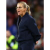 Sarina Wiegman EURO Blue Bomber Jacket side