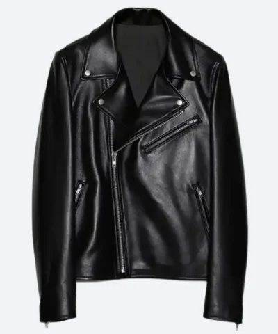 Squid Game S02 Lee Byung hun Premiere Leather Jacket Front