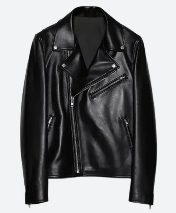 Squid Game S02 Lee Byung hun Premiere Leather Jacket Front