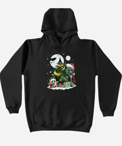 Star Wars Christmas Tree Pullover Hoodie front
