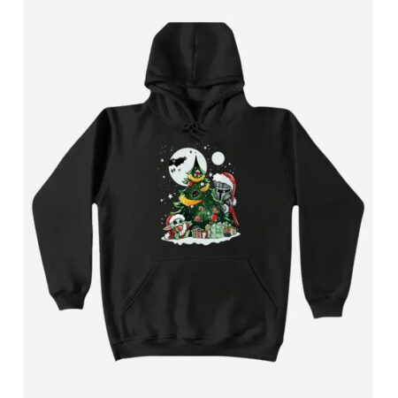 Star Wars Christmas Tree Pullover Hoodie front
