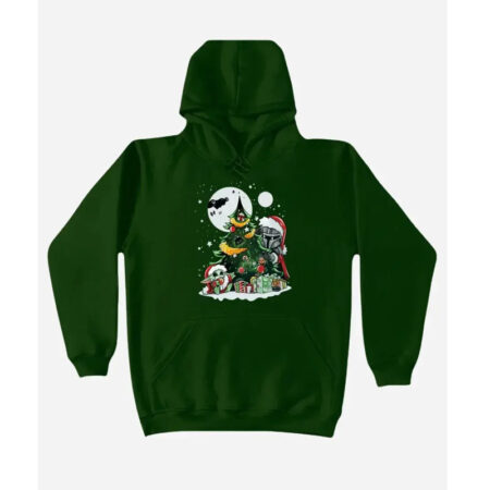 Star Wars Christmas Tree Pullover Hoodie front2
