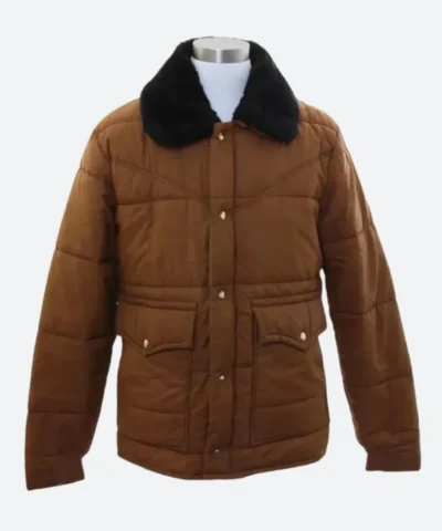 Stranger Things Jim Hopper Puffer Jacket Front