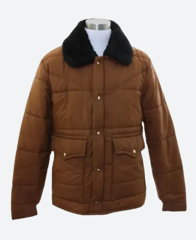 Stranger Things Jim Hopper Puffer Jacket Front