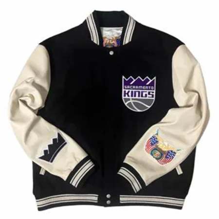 Taylor Sacramento Kings Bomber Jacket 1