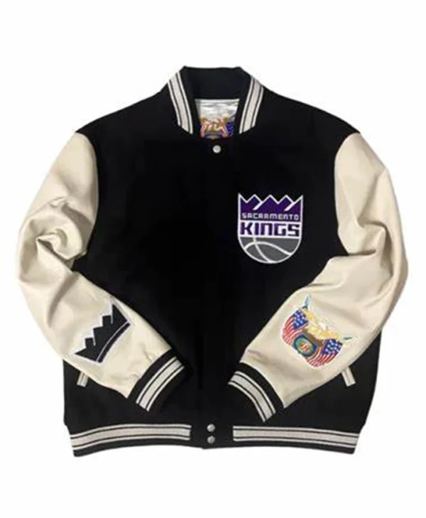 Taylor Sacramento Kings Bomber Jacket 1
