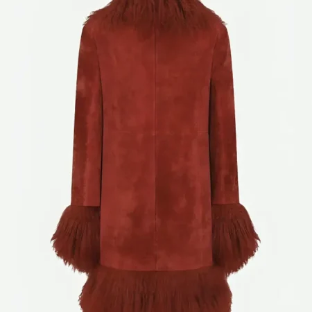 Taylor Swift Chiefs Texans Game Red Fur Coat