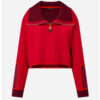 Taylor Swift Chiefs vs Raiders Red Sweater front1