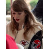 Taylor Swift NFL Kansas City Chiefs Letterman Jacket front1