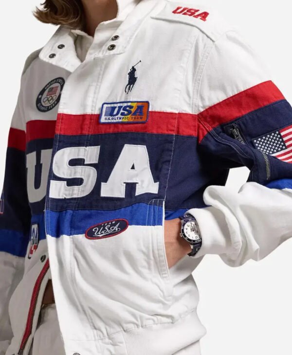 Team USA Olympic Closing Ceremony Jacket side
