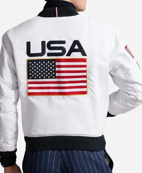 Team USA Olympic Reversible Jacket back