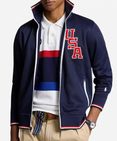 Team USA Track Jacket front
