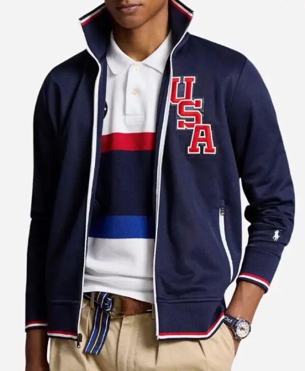 Team USA Track Jacket front