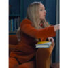 The Afterparty Hannah Orange Blazer front1