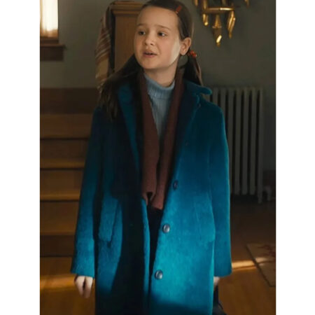 The Best Christmas Pageant Ever Beatrice Schneider Blue Coat front