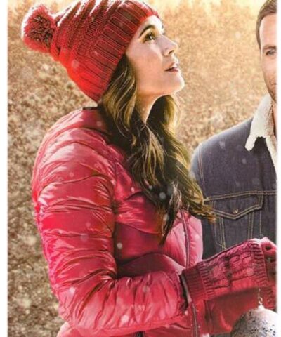 The Christmas Promise Torrey Devitto Puffer Coat 1