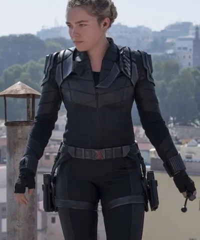 Thunderbolts 2025 Yelena Belova Costume Leather Jacket