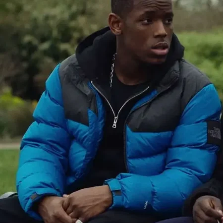 Top Boy Jamie Blue Puffer Jacket