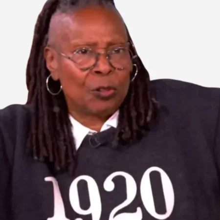Tv Show The View Whoopi Goldberg 1920 Print Black Sweater