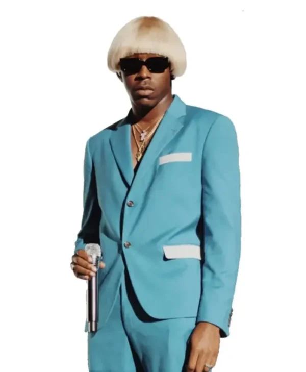 Tyler the Creator Blue Costume Side