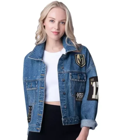 Vegas Golden Knights Trucker Denim Jacket