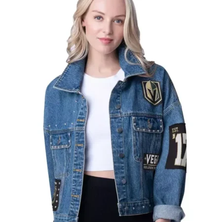 Vegas Golden Knights Trucker Denim Jacket