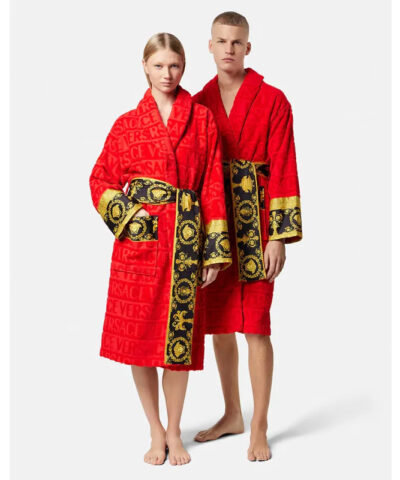 Versace Red Robe front