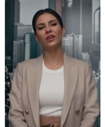 Victoria Justice A Perfect Pairing Lola Blazer front