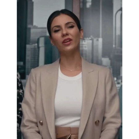 Victoria Justice A Perfect Pairing Lola Blazer front