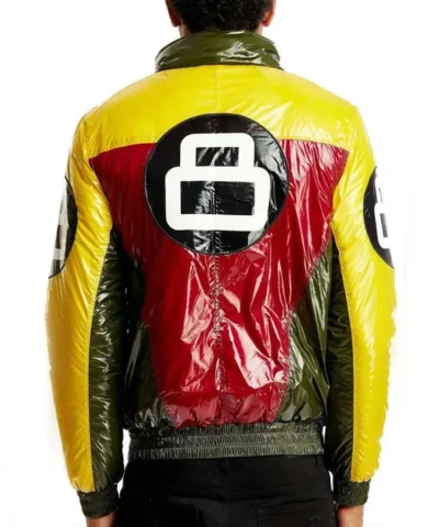 Vintage Yellow Red 8 Ball Jacket