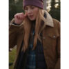 Virgin River Alexandra Breckenridge Shearling Jacket front1