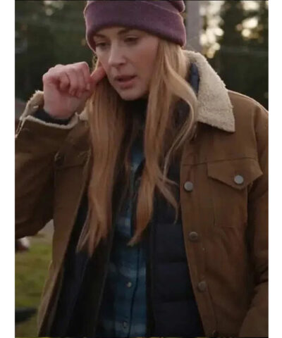 Virgin River Alexandra Breckenridge Shearling Jacket front1