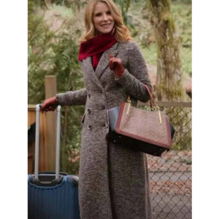 Virgin River Jenny Cooper Grey Coat front