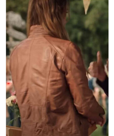 Virgin River Melinda Monroe Leather Jacket back