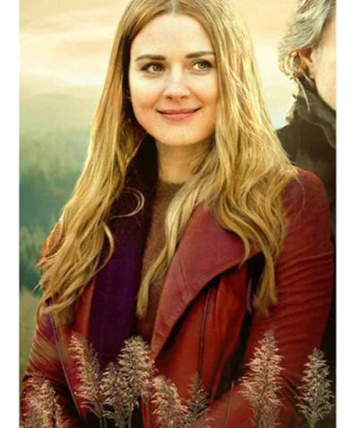 Virgin River Red Leather Jacket front
