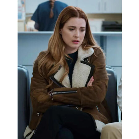 Virgin River Suede Leather Jacket front