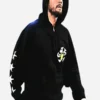 WWE CM Punk GTS Black Zipper Hoodie