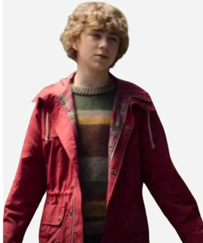 Walker Scobell Percy Jackson and the Olympians Red Jacket front